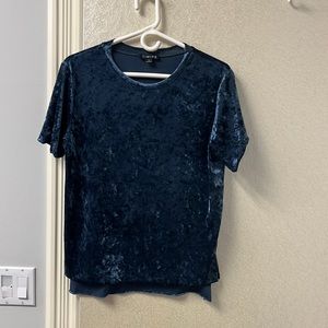 Blue Velvet Shirt